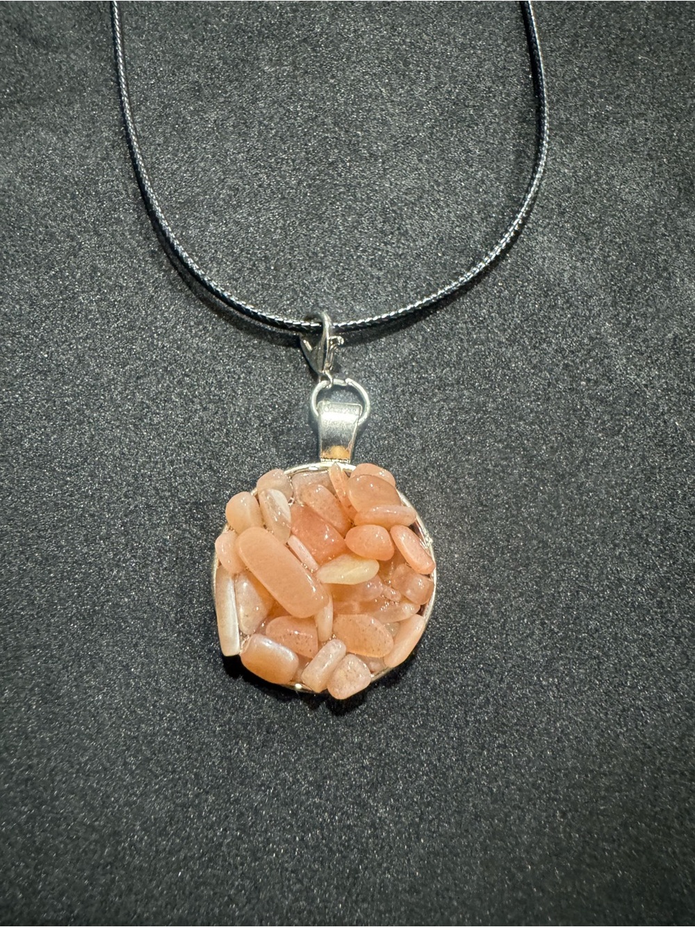Handmade moonStone Pendant Necklace - Women Jewelry